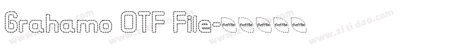 Grahamo OTF File字体转换